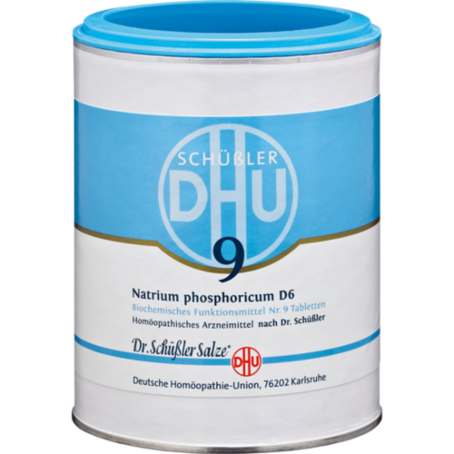 Verpackungsbild(Packshot) von BIOCHEMIE DHU 9 Natrium phosphoricum D 6 Tabletten