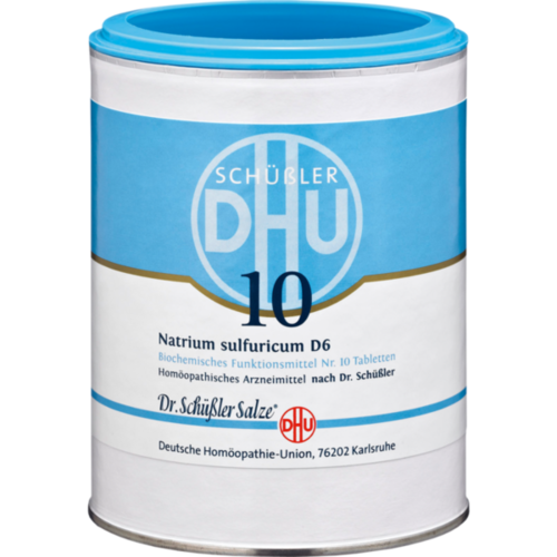 Verpackungsbild(Packshot) von BIOCHEMIE DHU 10 Natrium sulfuricum D 6 Tabletten