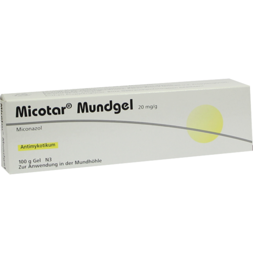 Verpackungsbild(Packshot) von MICOTAR Mundgel