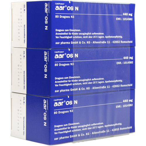 Verpackungsbild(Packshot) von AAR OS N 172,65 mg Dragees