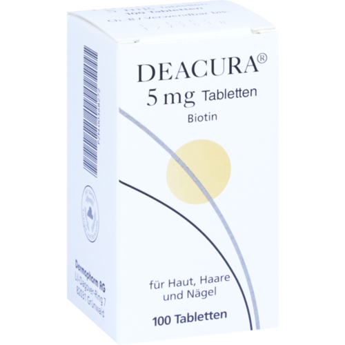Verpackungsbild(Packshot) von DEACURA 5 mg Tabletten