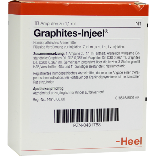 Verpackungsbild(Packshot) von GRAPHITES INJEEL Ampullen