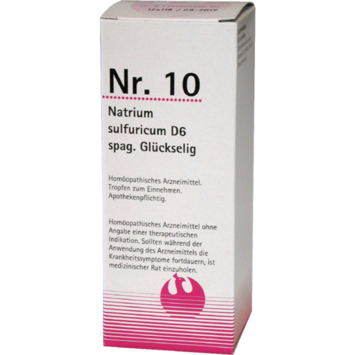 Verpackungsbild(Packshot) von NR.10 Natrium sulfuricum D 6 spag.Glückselig