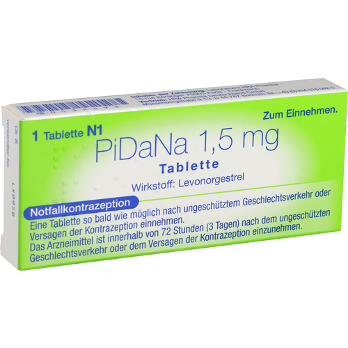 Verpackungsbild(Packshot) von PIDANA 1,5 mg Tabletten
