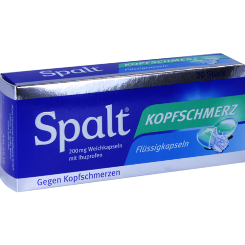 Verpackungsbild(Packshot) von SPALT Kopfschmerz Weichkapseln