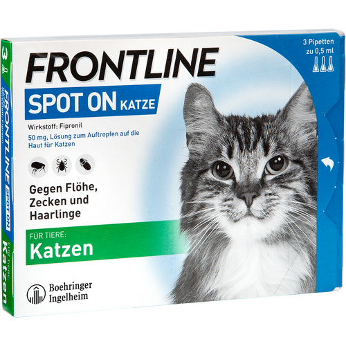 Verpackungsbild(Packshot) von FRONTLINE Spot on K Lösung f.Katzen
