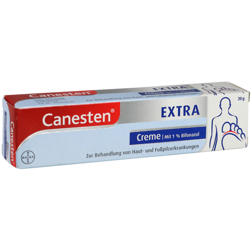 Verpackungsbild(Packshot) von CANESTEN Extra Creme 10 mg/g