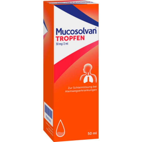 Verpackungsbild(Packshot) von MUCOSOLVAN Tropfen 30 mg/2 ml