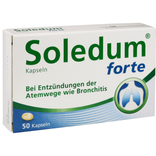 Verpackungsbild(Packshot) von SOLEDUM Kapseln forte 200 mg