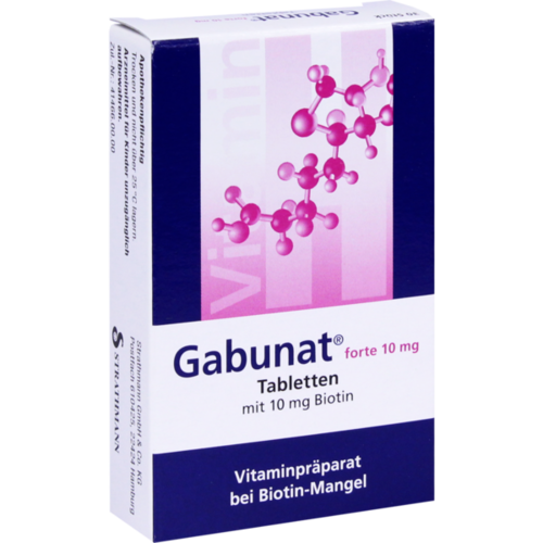 Verpackungsbild(Packshot) von GABUNAT forte 10 mg Tabletten