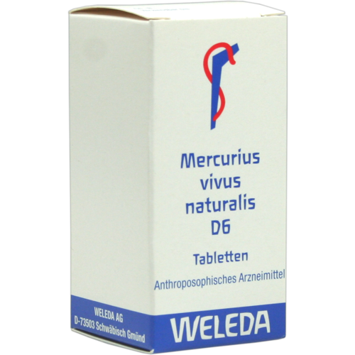 Verpackungsbild(Packshot) von MERCURIUS VIVUS NATURALIS D 6 Tabletten