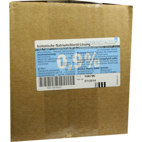 Verpackungsbild(Packshot) von ISOTONISCHE NaCl 0,9% DELTAMEDICA Inf.-Lsg.Plastik