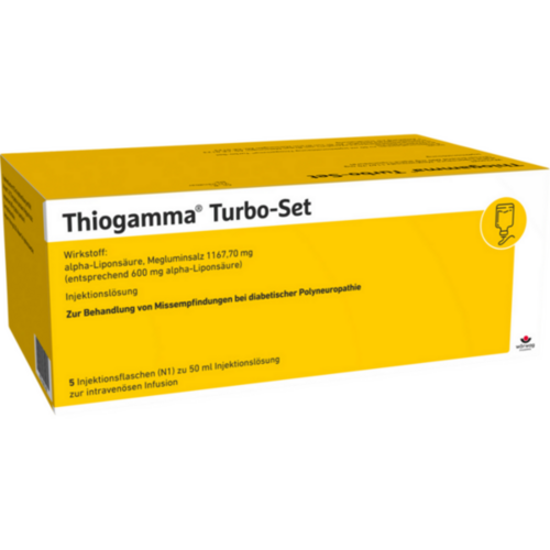 Verpackungsbild(Packshot) von THIOGAMMA Turbo Set Injektionsflaschen