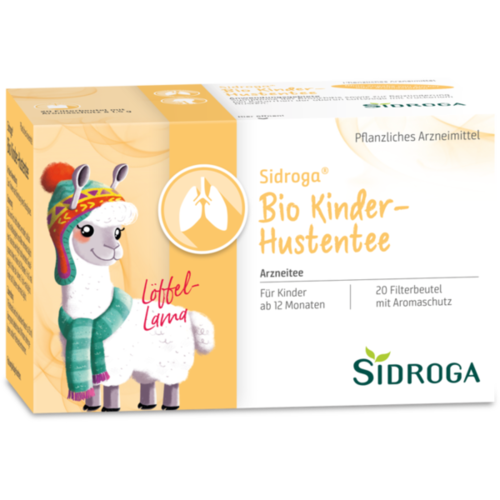 Verpackungsbild(Packshot) von SIDROGA Bio Kinder-Hustentee Filterbeutel