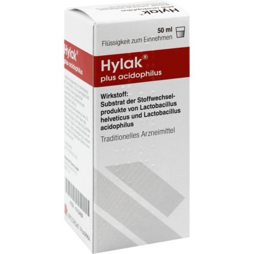 Verpackungsbild(Packshot) von HYLAK plus Acidophilus Lösung zum Einnehmen