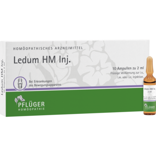 Verpackungsbild(Packshot) von LEDUM HM Injekt Ampullen