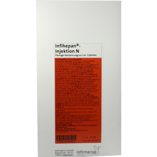 Verpackungsbild(Packshot) von INFIHEPAN Injektion N Ampullen