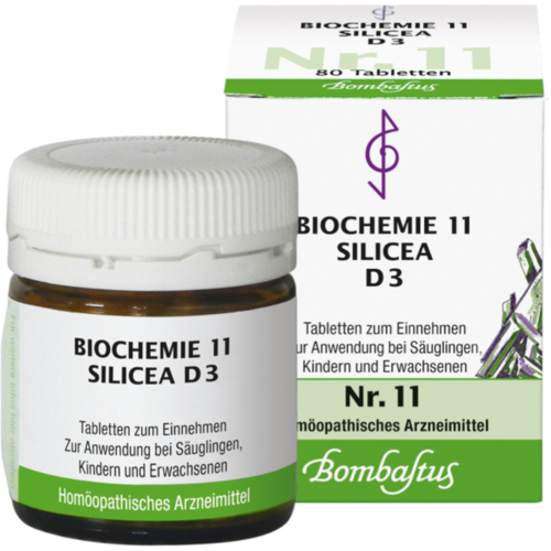 Verpackungsbild(Packshot) von BIOCHEMIE 11 Silicea D 3 Tabletten