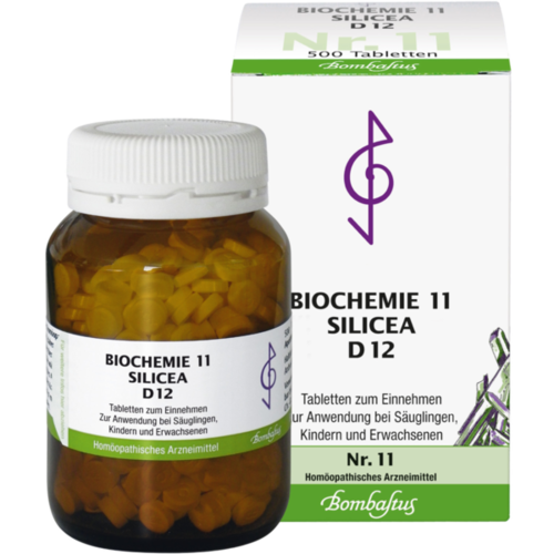 Verpackungsbild(Packshot) von BIOCHEMIE 11 Silicea D 12 Tabletten