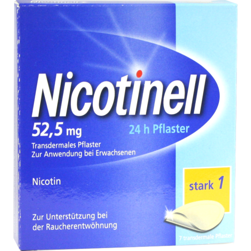 Verpackungsbild(Packshot) von NICOTINELL 21 mg/24-Stunden-Pflaster 52,5mg