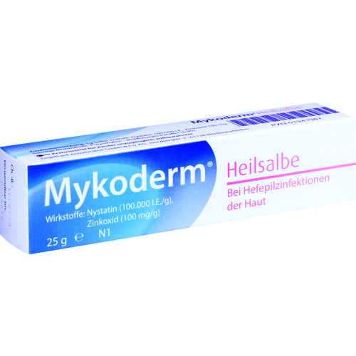 Verpackungsbild(Packshot) von MYKODERM Heilsalbe Nystatin u.Zinkoxid