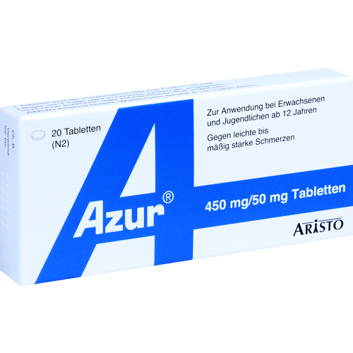 Verpackungsbild(Packshot) von AZUR Tabletten