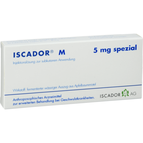 Verpackungsbild(Packshot) von ISCADOR M 5 mg spezial Injektionslösung