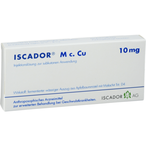 Verpackungsbild(Packshot) von ISCADOR M c.Cu 10 mg Injektionslösung