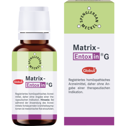 Verpackungsbild(Packshot) von MATRIX-Entoxin G Globuli