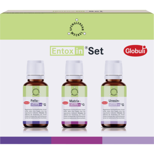 Verpackungsbild(Packshot) von ENTOXIN Set G Globuli