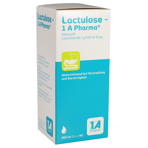 Verpackungsbild(Packshot) von LACTULOSE-1A Pharma Sirup