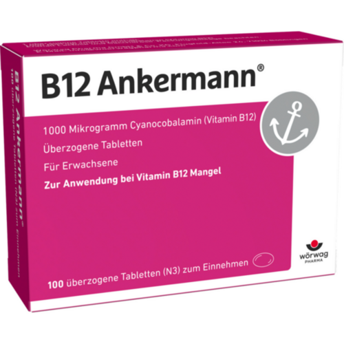 Verpackungsbild(Packshot) von B12 ANKERMANN überzogene Tabletten