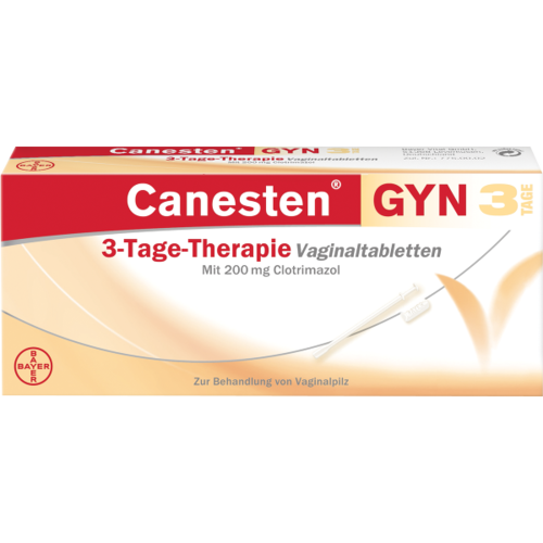 Verpackungsbild(Packshot) von CANESTEN GYN 3 Vaginaltabletten
