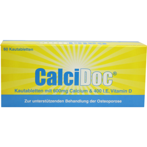 Verpackungsbild(Packshot) von CALCIDOC Kautabletten