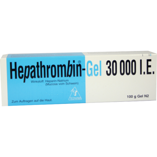 Verpackungsbild(Packshot) von HEPATHROMBIN Gel 30.000