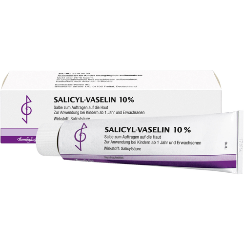 Verpackungsbild(Packshot) von SALICYL VASELIN 10% Salbe