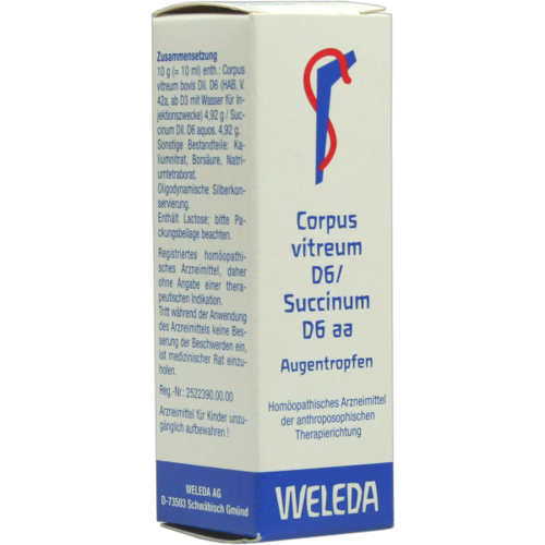 Verpackungsbild(Packshot) von CORPUS VITREUM D 6/Succinum D 6 aa Augentropfen