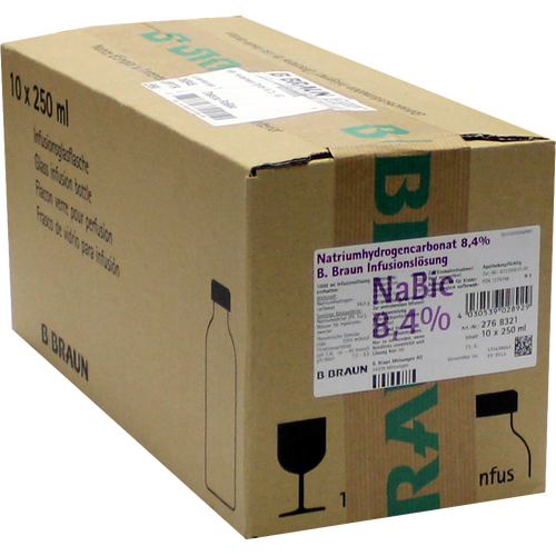Verpackungsbild(Packshot) von NATRIUMHYDROGENCARBONAT B.Braun 8,4% Glas