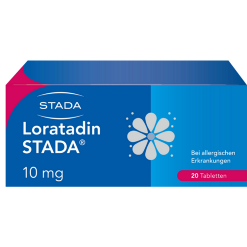 Verpackungsbild(Packshot) von LORATADIN STADA 10 mg Tabletten