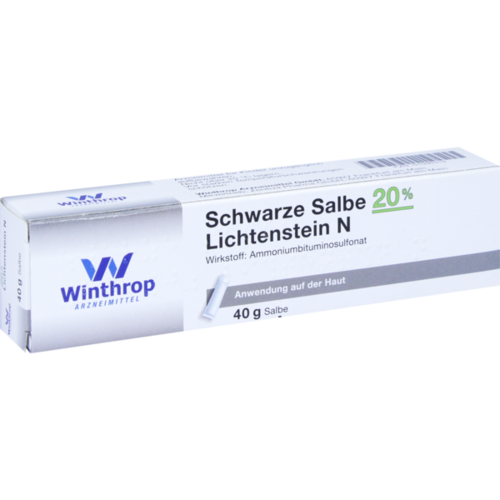 Verpackungsbild(Packshot) von SCHWARZE SALBE 20% Lichtenstein N