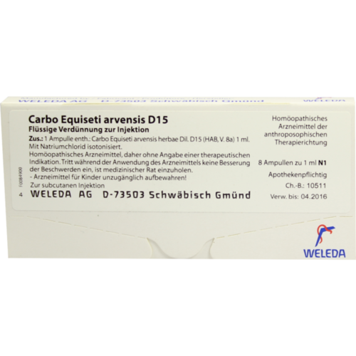Verpackungsbild(Packshot) von CARBO EQUISETI arvensis D 15 Ampullen