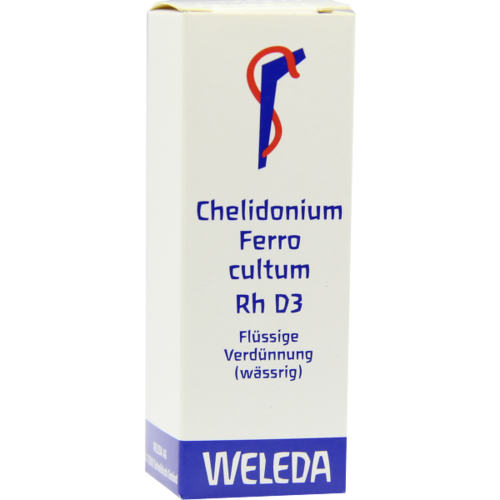 Verpackungsbild(Packshot) von CHELIDONIUM FERRO cultum Rh D 3 Dilution