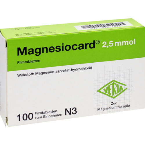 Verpackungsbild(Packshot) von MAGNESIOCARD 2,5 mmol Filmtabletten