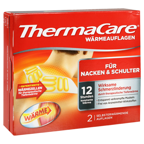Verpackungsbild(Packshot) von THERMACARE Nacken/Schulter Auflagen z.Schmerzlind.