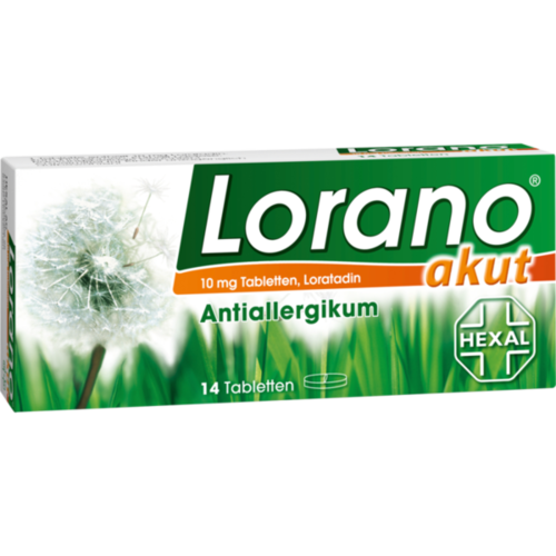 Verpackungsbild(Packshot) von LORANO akut Tabletten