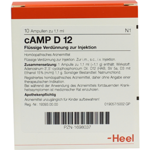 Verpackungsbild(Packshot) von CAMP D 12 Ampullen
