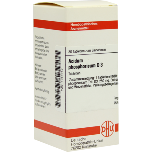 Verpackungsbild(Packshot) von ACIDUM PHOSPHORICUM D 3 Tabletten
