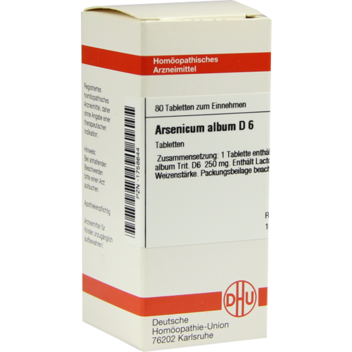 Verpackungsbild(Packshot) von ARSENICUM ALBUM D 6 Tabletten