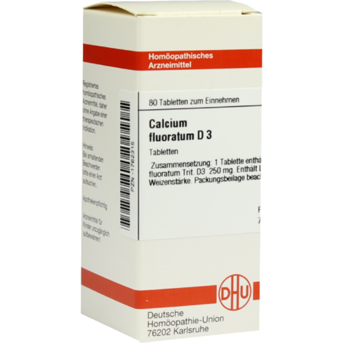 Verpackungsbild(Packshot) von CALCIUM FLUORATUM D 3 Tabletten