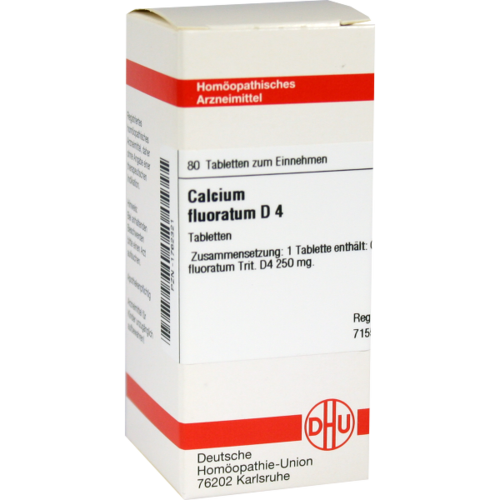 Verpackungsbild(Packshot) von CALCIUM FLUORATUM D 4 Tabletten
